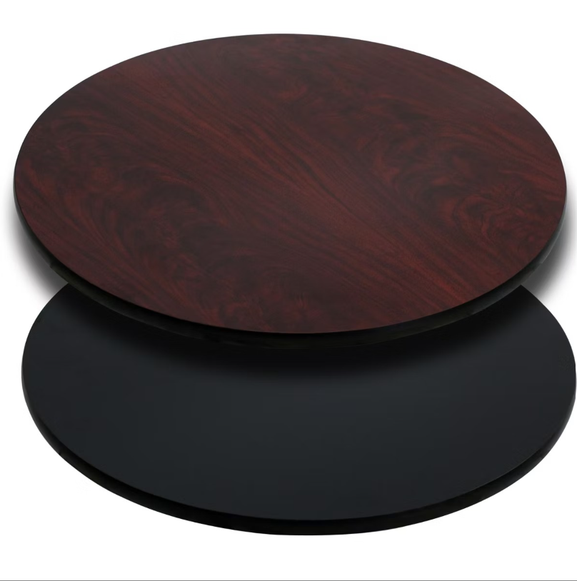 Table rond sans pied