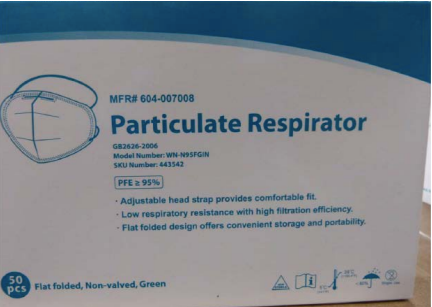 Masque Particulate respirator